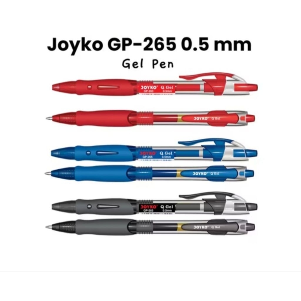 

Gel Pen Pulpen Pena Joyko GP-265 Q Gel 0.5 mm