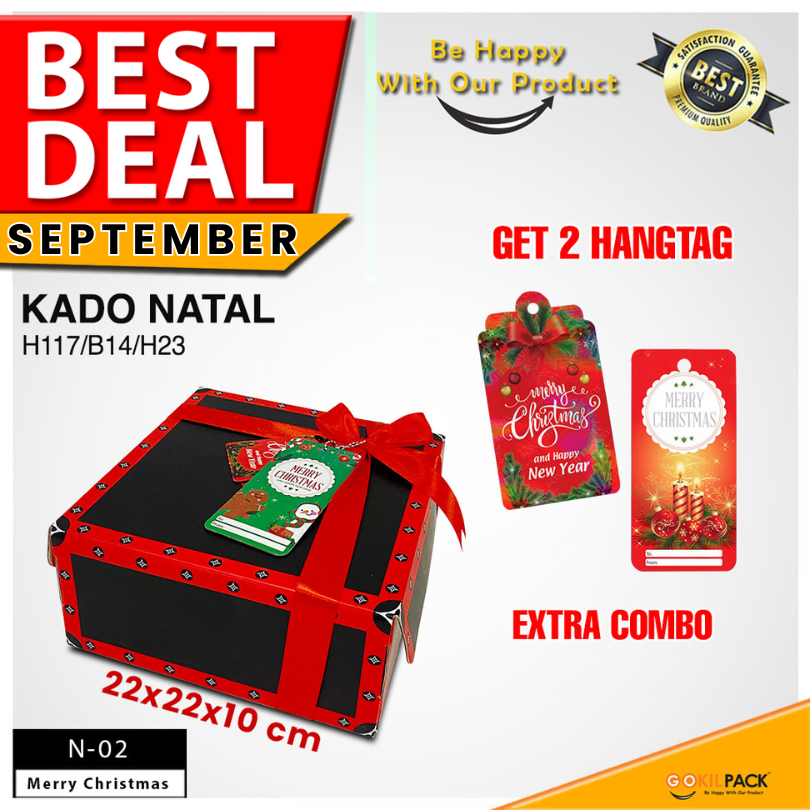 

Kotak Hadiah - Dus Kado Natal - Tempat Penyimpanan Hadiah Edisi Natal - N-02