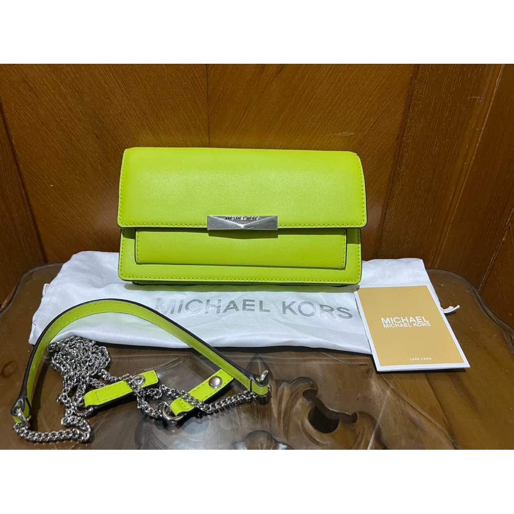 MK jade crossbody lemon