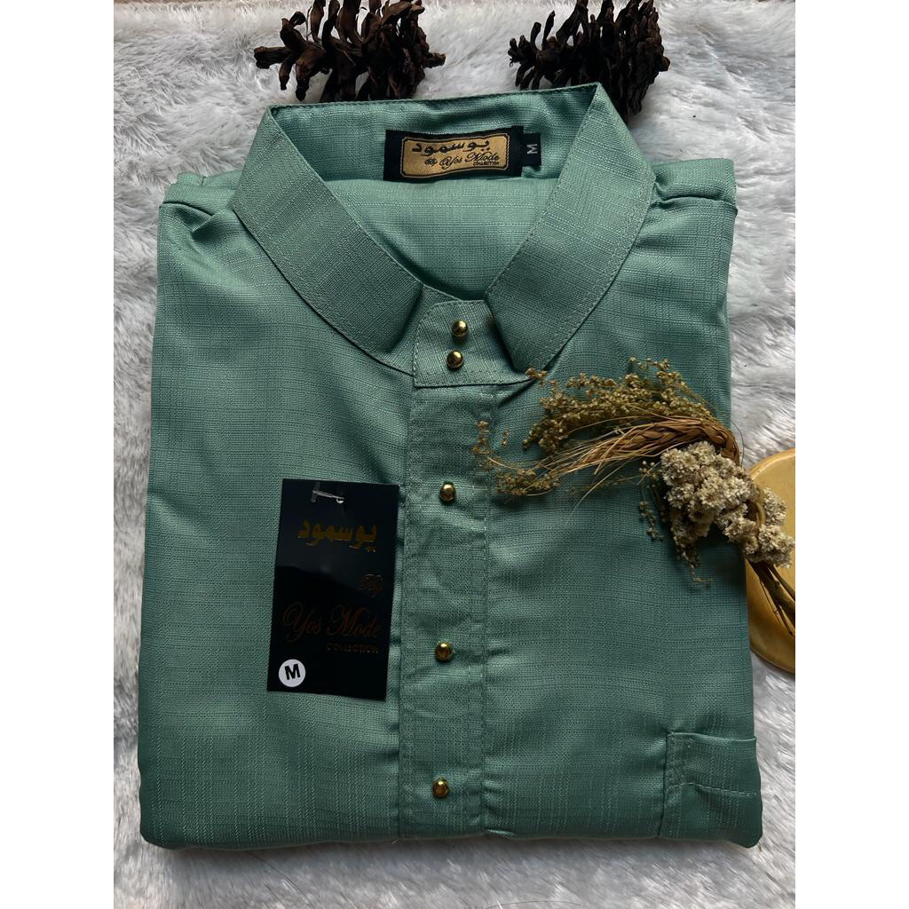 Baju melayu dasarnya bagus cocok buat lebaran / kondangan dasarnya bagus no motif