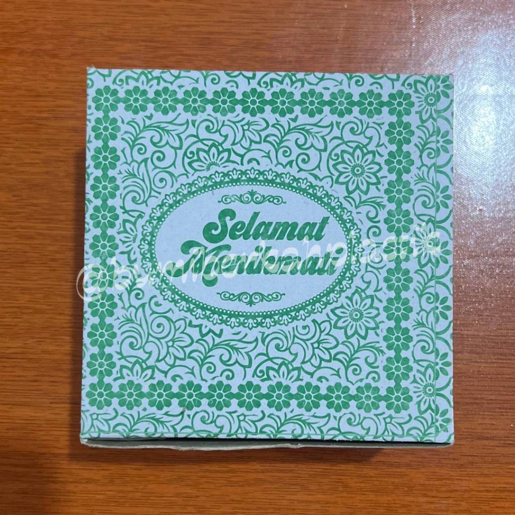 [PER PCS] Kotak Kue 12x12cm / Kotak Kertas Kue / Kotak Hampers / Kotak Makan Kertas Kecil Sekali Pak