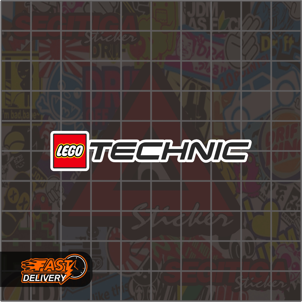 

Sticker Lego Technic Ukuran 10 x 2 Cm