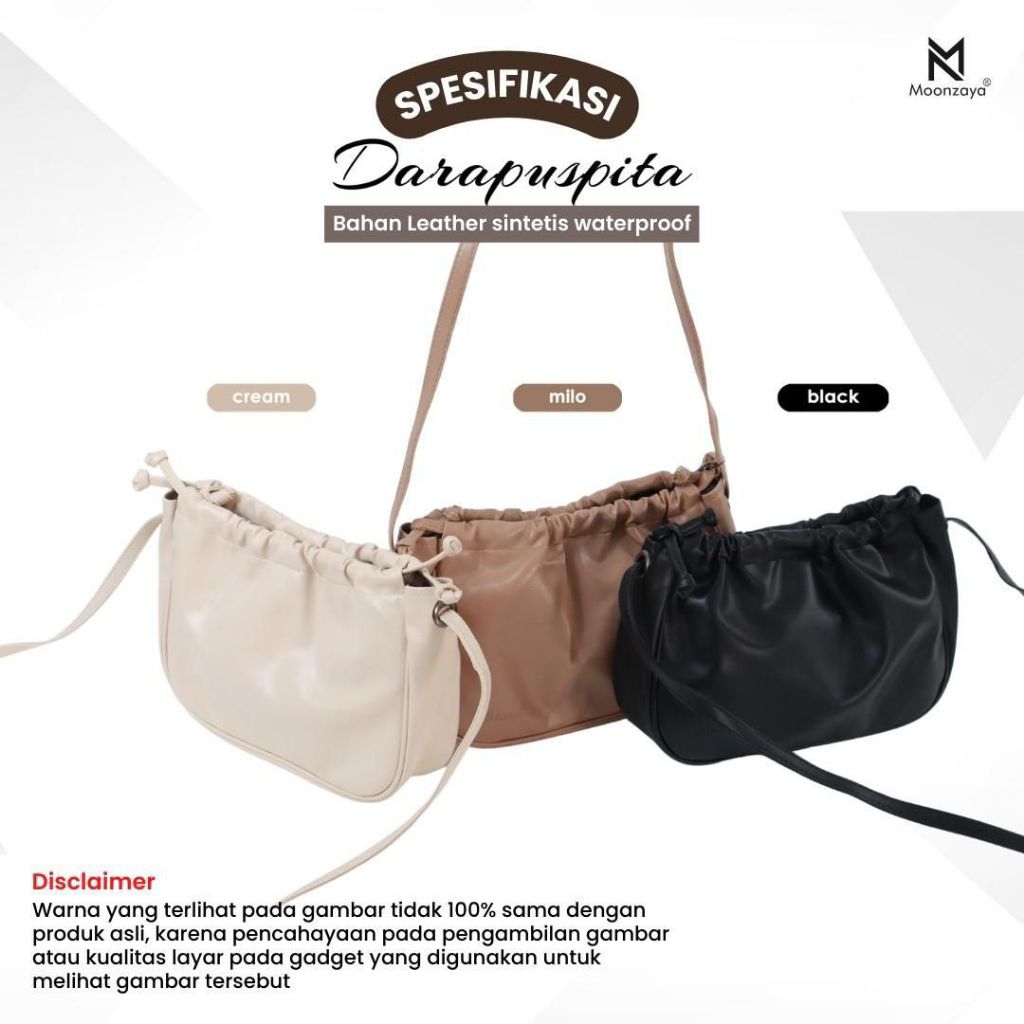 Slingbag Darapuspita By Moonzaya / Tas Serut Cantik / Tas Kecil Imut