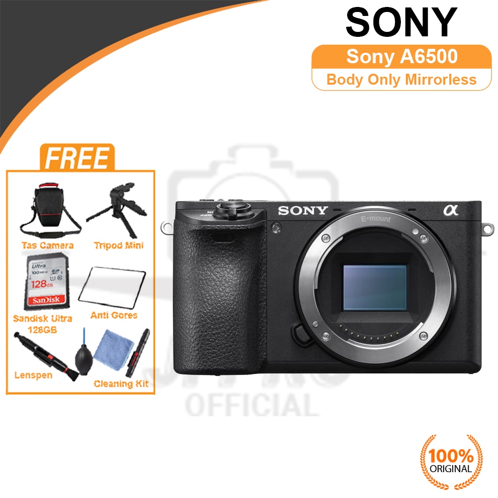Sony Alpha A6500 Body Only Mirrorless Camera Original - @6500 / A 6500 Bodi
