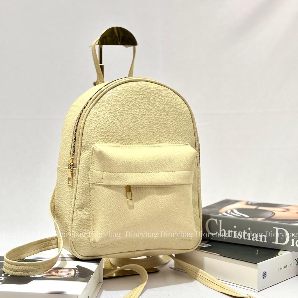 Ransel Maudy - Tas Ransel Wanita Casual - Tas Ransel Kulit Jeruk Medium Size