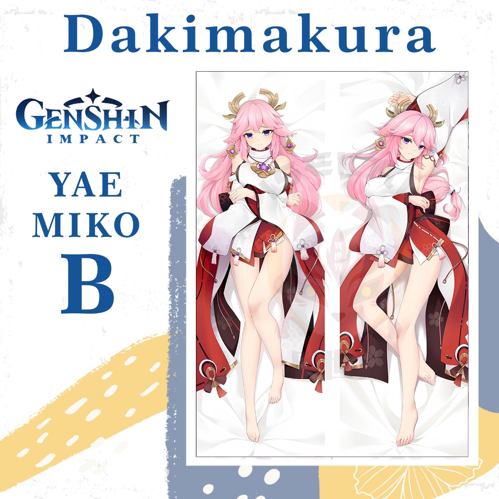 SARUNG BANTAL DAKIMAKURA GENSHIN IMPACT Yae Miko