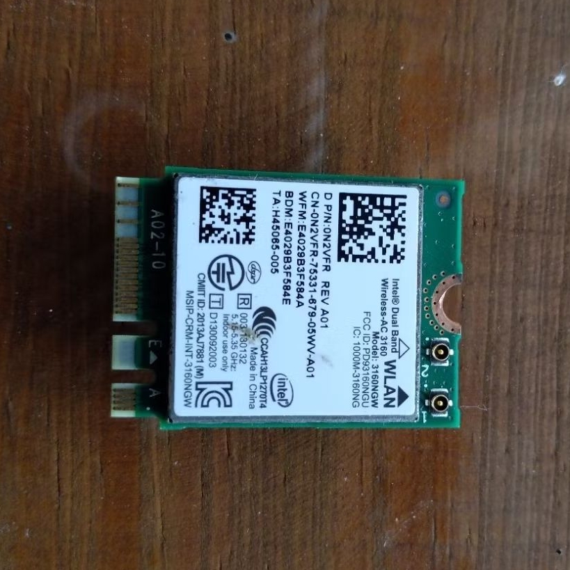 wifi card dell 15-3558