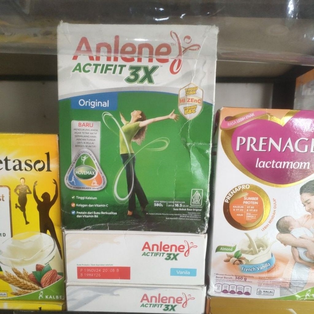 

ANLENE ACTIFIT 580g VANILA & ORIGINAL