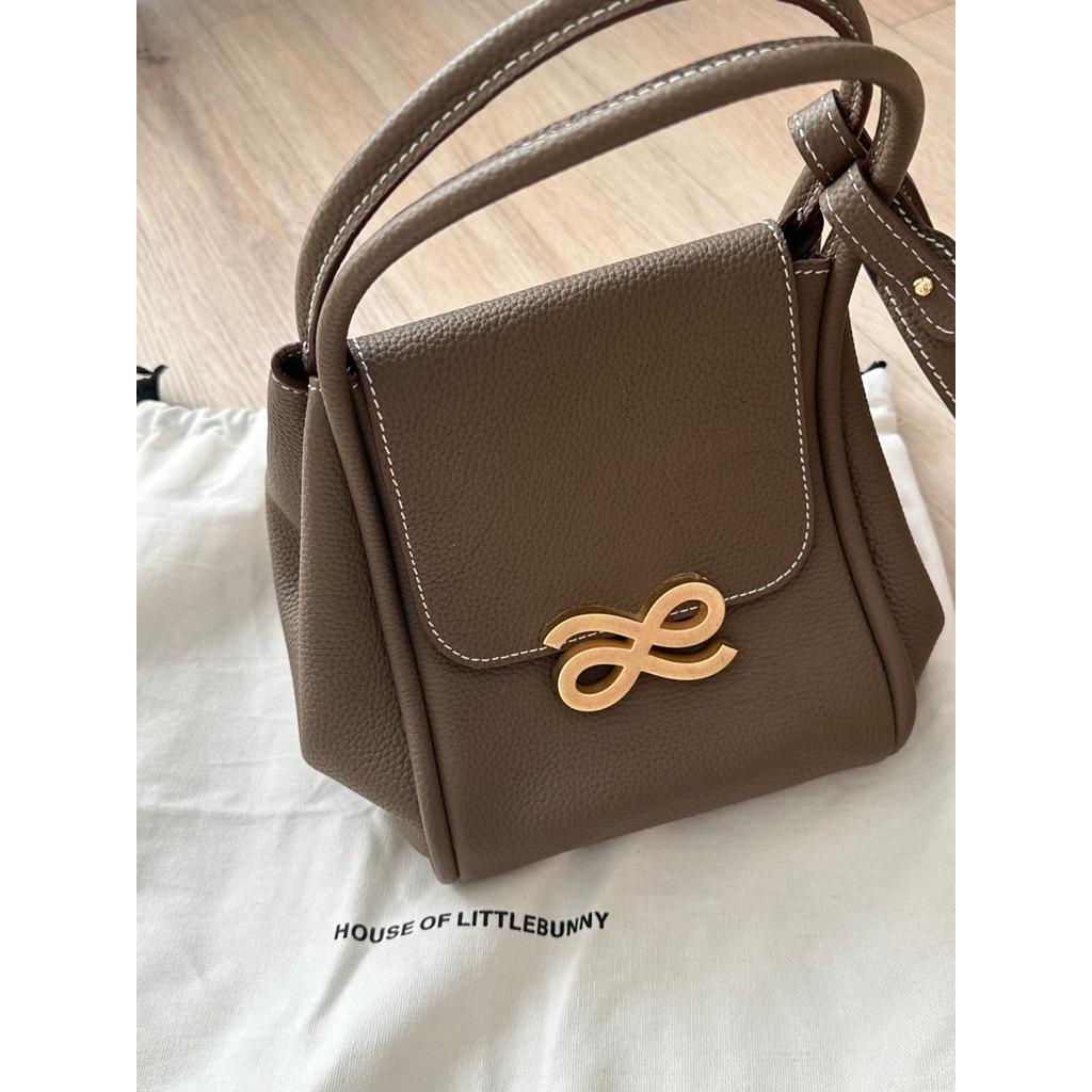 preloved little bunny destiny horizon taupe bag