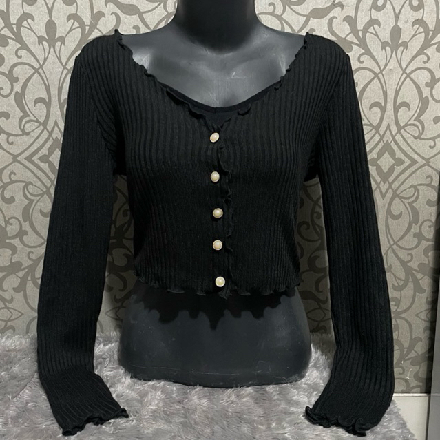 Cardigan Shein Crop [waterfaeriee]