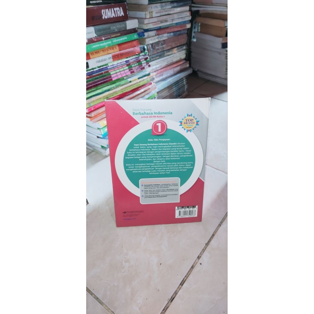 buku bahasa Indonesia kelas 1 SD/ MI