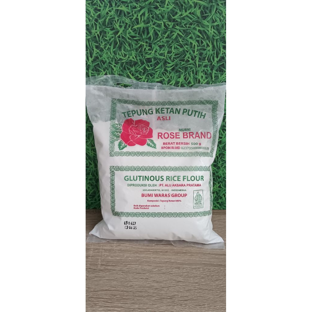 

Tepung ketan putih Rose Brand 500g