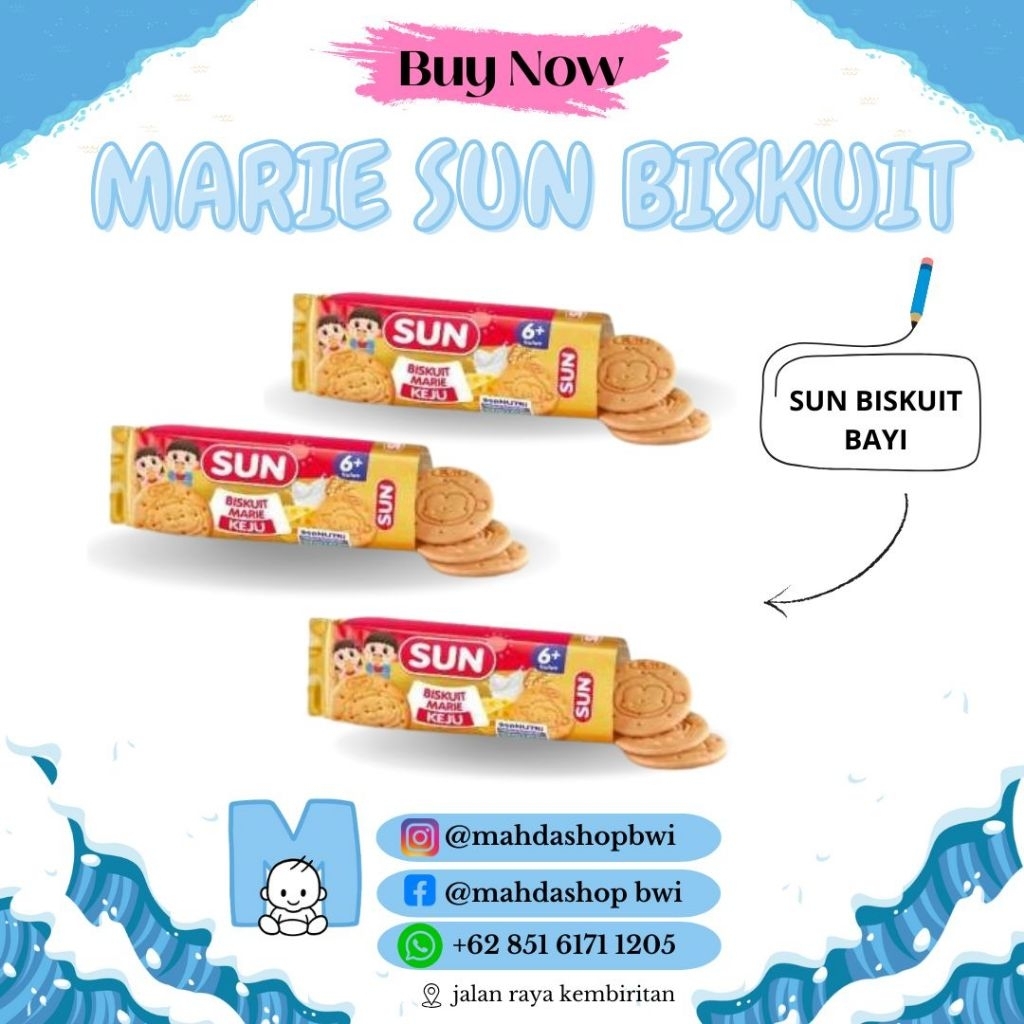 SUN / MARIE / BISKUIT / MARIE SUN BISKUIT / SUN BISKUIT BAYI / SNACK BAYI / BISKUIT / BAYI / MARIE S
