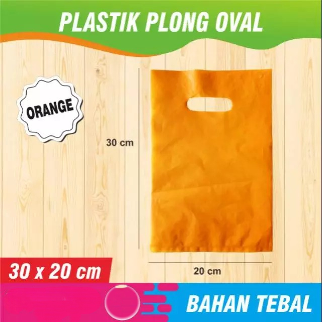 [100 PCS] Plastik HD Plong Packing Olshop - Kantong Plastik Olshop 20x30 cm