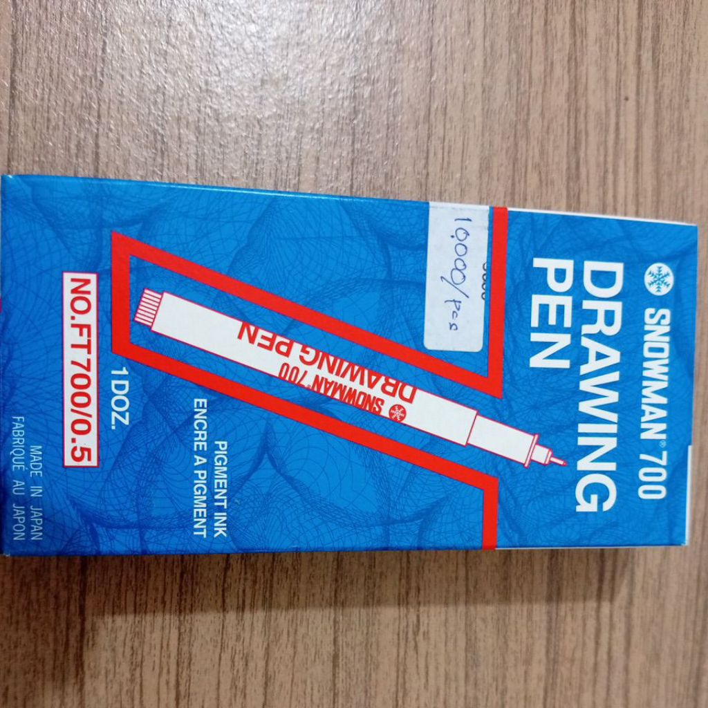 SNOWMAN DRAWING PEN 0.5 BLACK