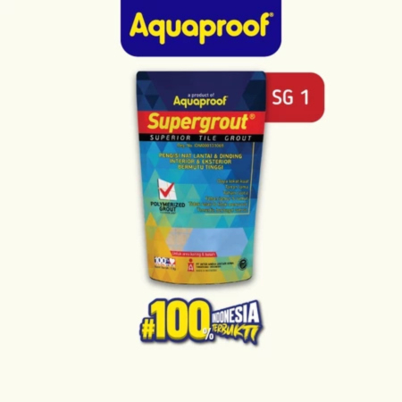Supergrout Aquaproof Pengisi Keramik 1 kg Warna Putih