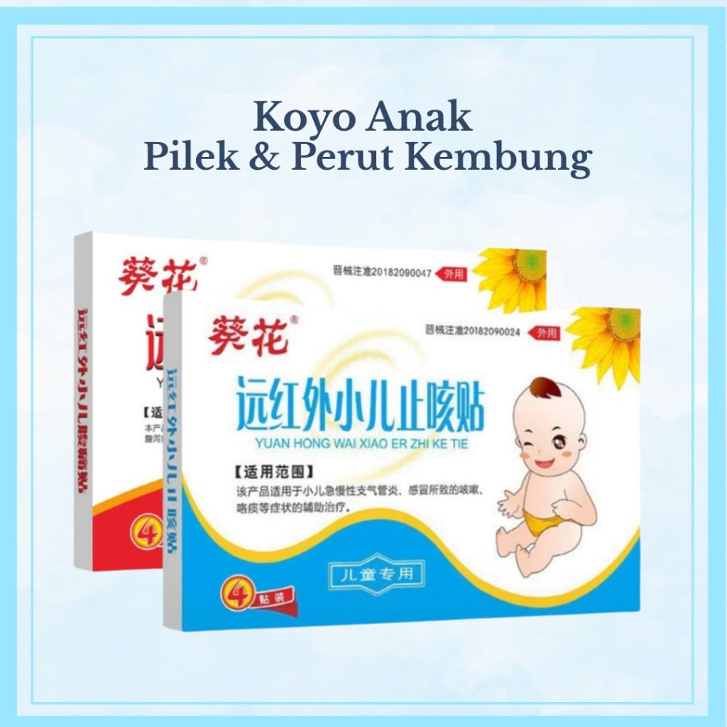 Koyo Plester Bayi Pereda Batuk Flu Pilek & Perut Kembung Sesak Nafas - BB025