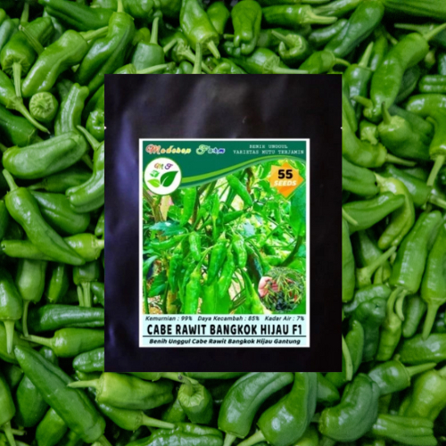 Benih/Biji Cabe Rawit Bangkok Hijau F1 Benih Sayur Buah Kualitas TOP Tinggi