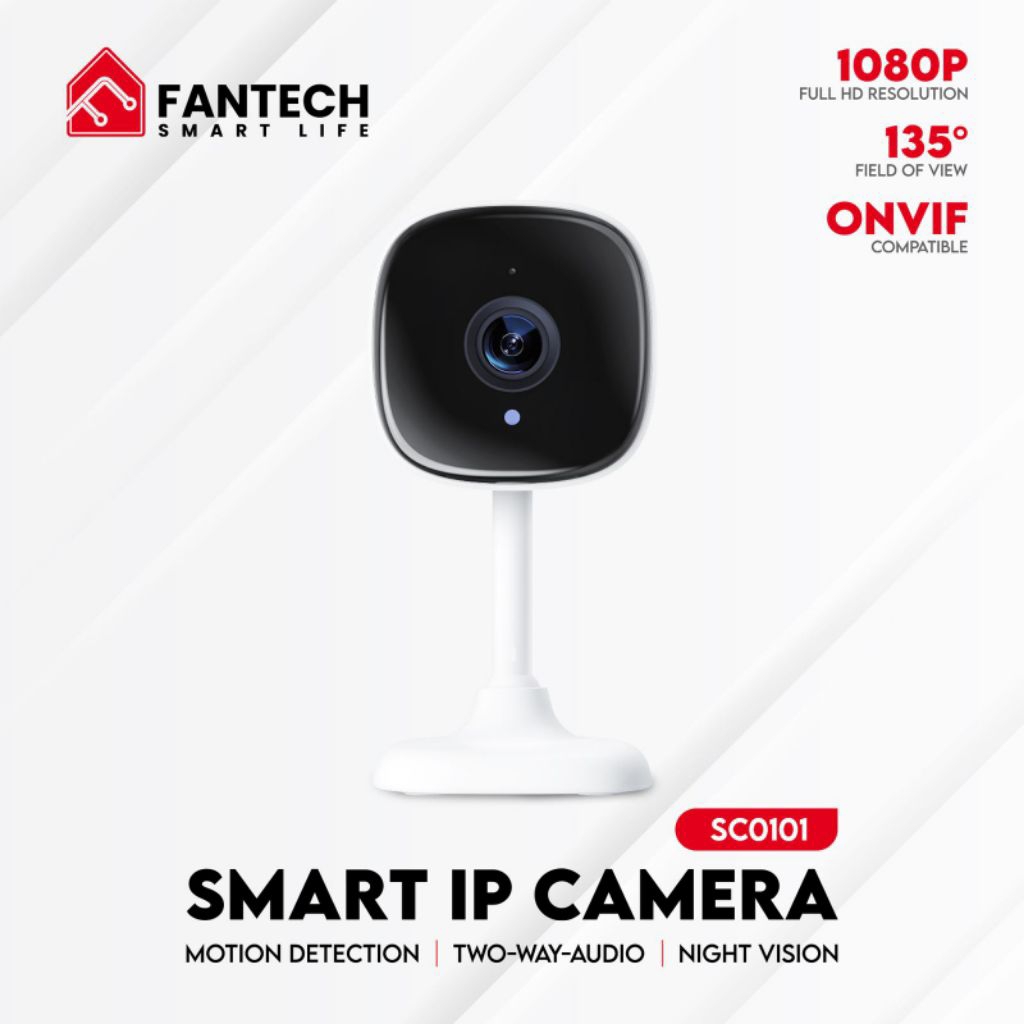 FANTECH Smart Life Smart IP Camera | Indoor Smart IP Camera 1080HD | CCTV Wifi IoT Home Automation |