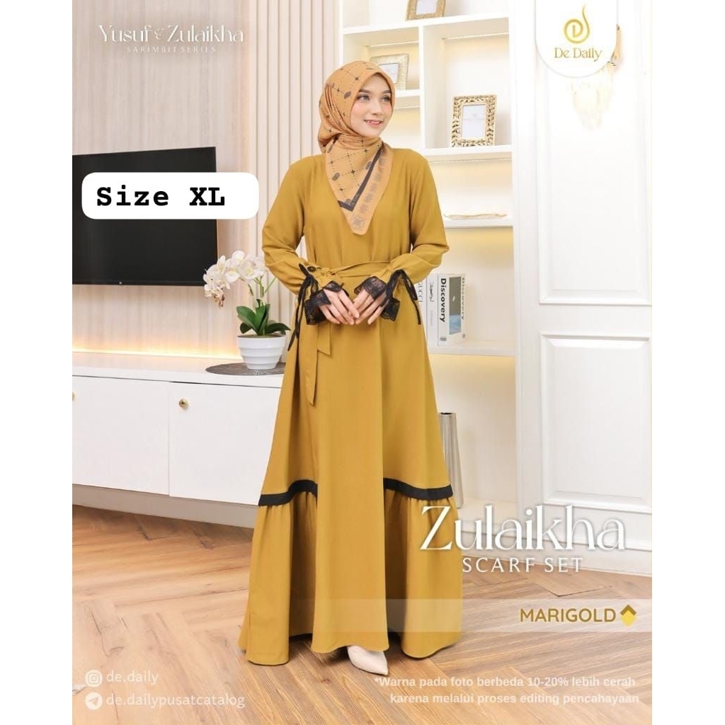 zulaikha gamis new By De daily