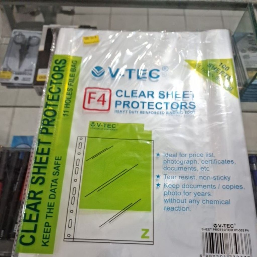 clear Sheet protector