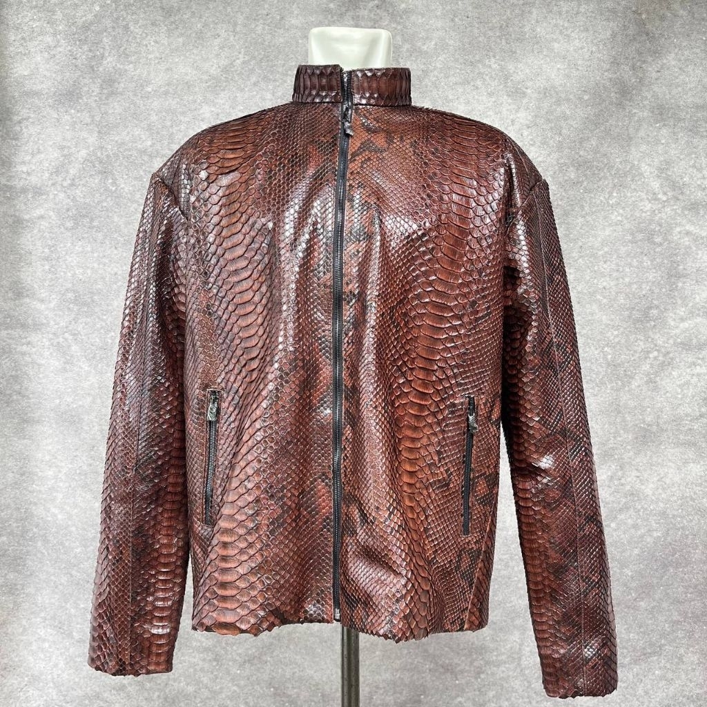 AA LEATHER Jaket Kulit Ular Asli | Elegan & Eksklusif
