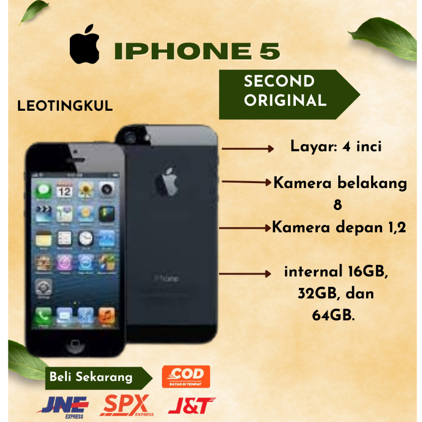 hp iphone 5 iphone 5 iphone 5  handphone 5 mulus berkualitas barang original