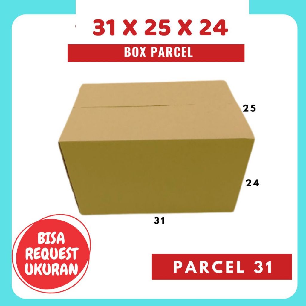 

BOX 31x25x24 A1 Karton/paking/Box/Polos/Parcel/Sembako/Idul Fitri/EId MUbarak