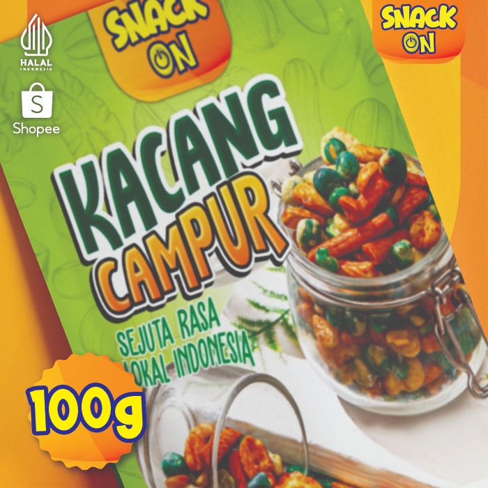

Snack On Kacang campur camilan Mixed Nut