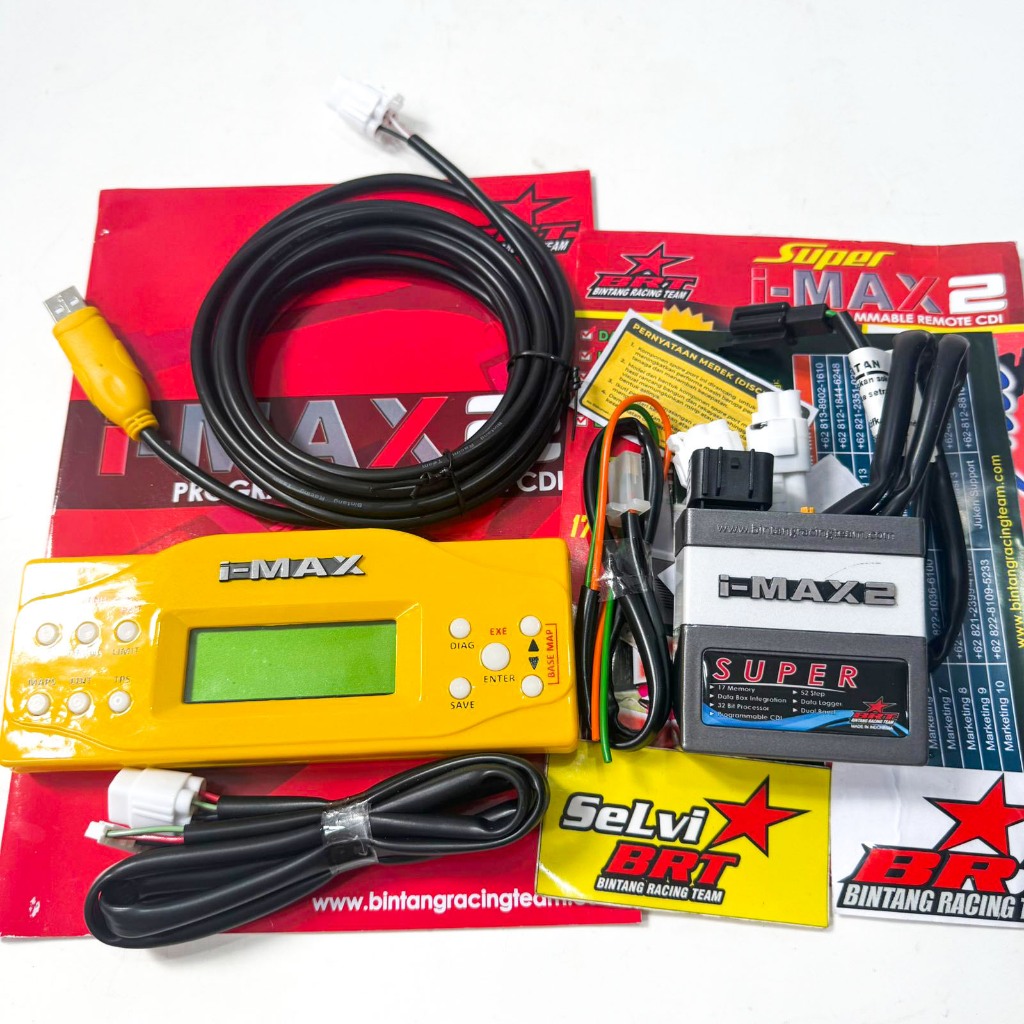 IMAX 2 SUPER 52 STEP BRT CDI + PLUS REMOTE KABEL USB SCORPIO YZ 125 VIAR 250