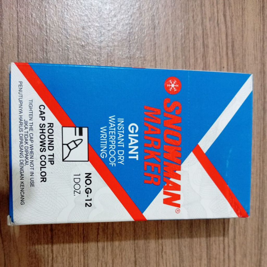 

SNOWMAN MARKER GIANT BLACK