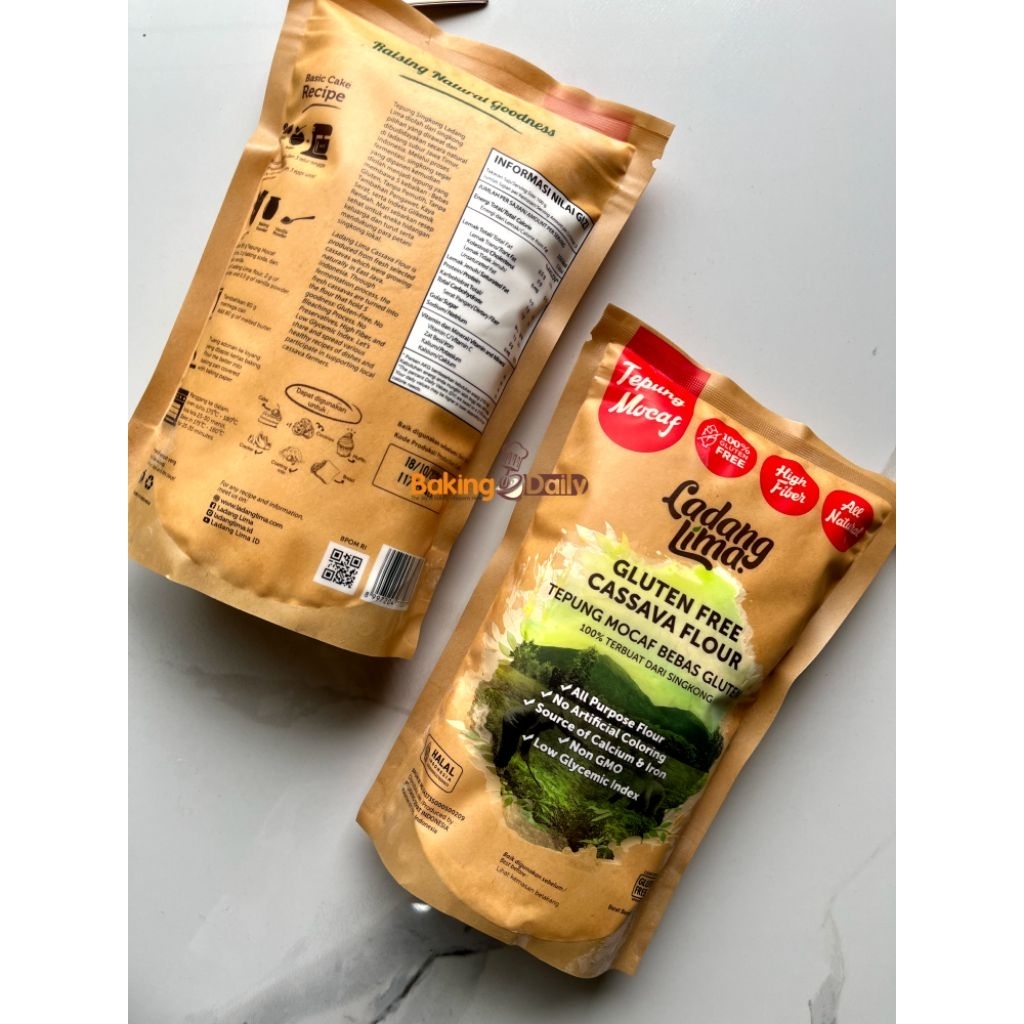 

Tepung Mocaf 500g - Tepung Singkong Gluten Free Ladang Lima