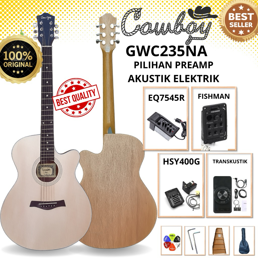 GITAR AKUSTIK COWBOY GWC 235 NA ORIGINAL