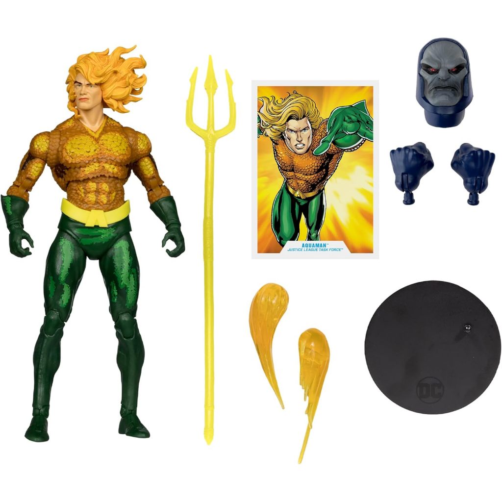 SPECIAL McFarlane Toys - DC Multiverse Aquaman (Justice League Task Force) 7in Build-A Figure [Kode