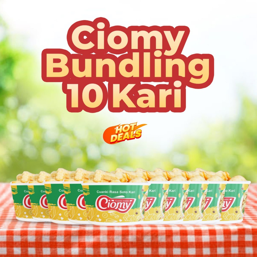 

CIOMY - Paket Bundling 10 Cup Kari Reguler 75gr