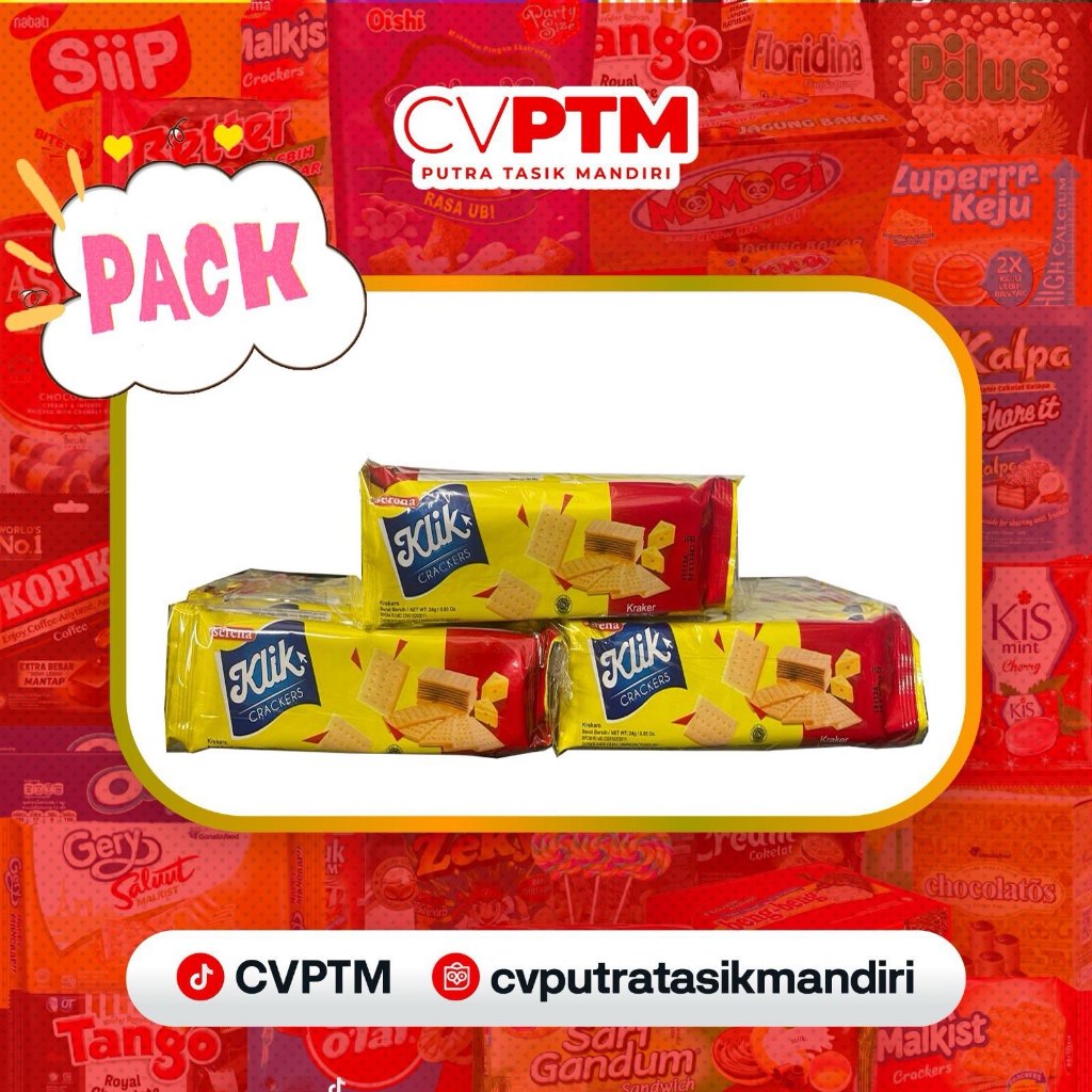 

Biskuit Klik Cracker Serena (10Pcs/Pack)
