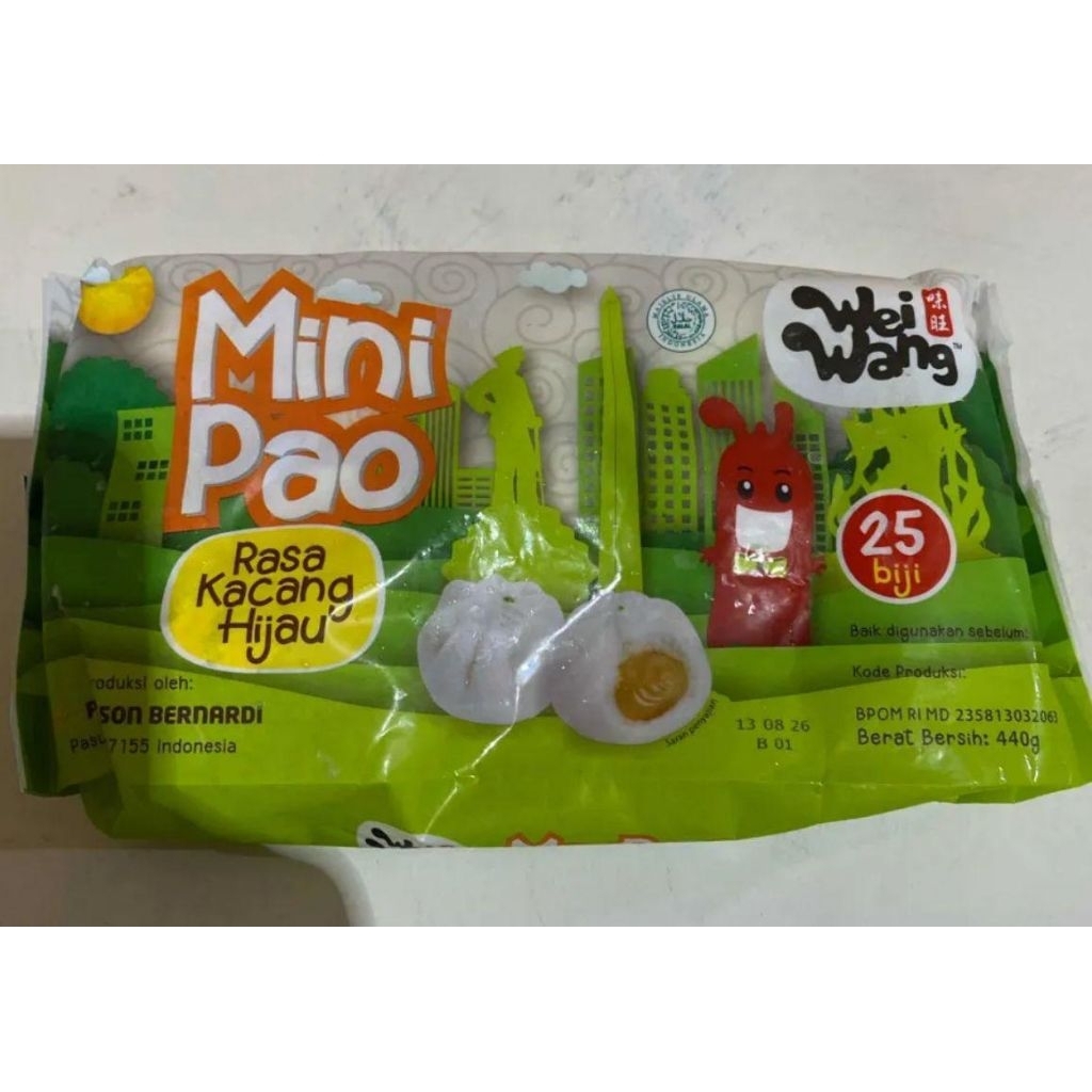 

Weiwang Pao Kacang Hijau 25 pcs