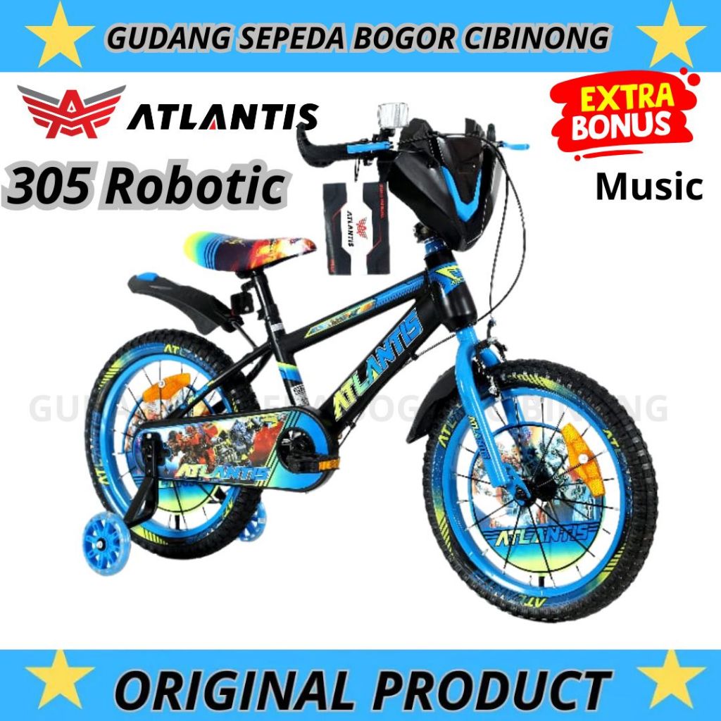 Sepeda 12 16 18 Atlantis Robotic 305
