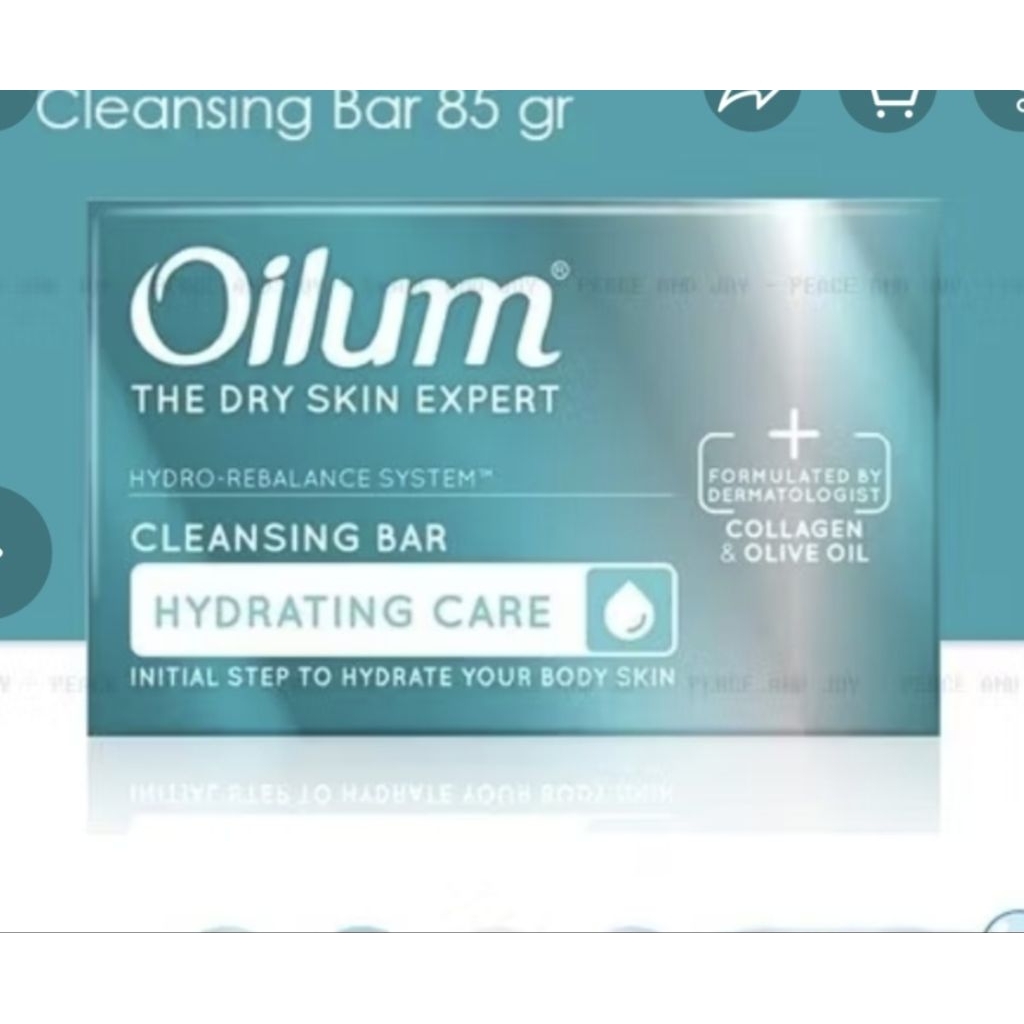 Oilum The Dry Skin Expert Cleansing Bar Hydrating Care 85g