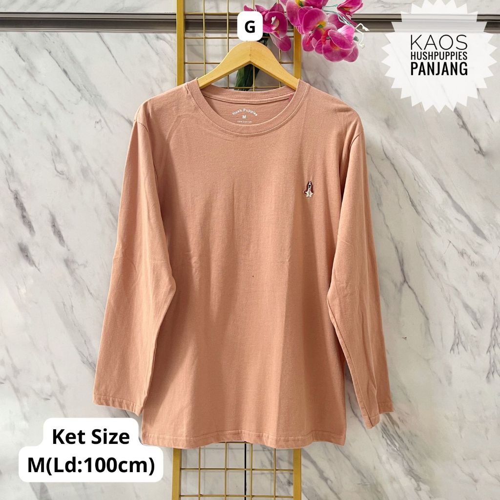 KAOS HUSH PUPPIES PANJANG EMBOS UNISE