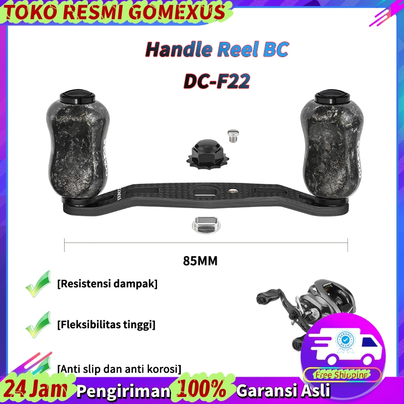 Gomexus DC-F22 Twin Handle Reel Karbon fiber Berlaku untuk Shimano Daiwa  BC universal untuk kiri da