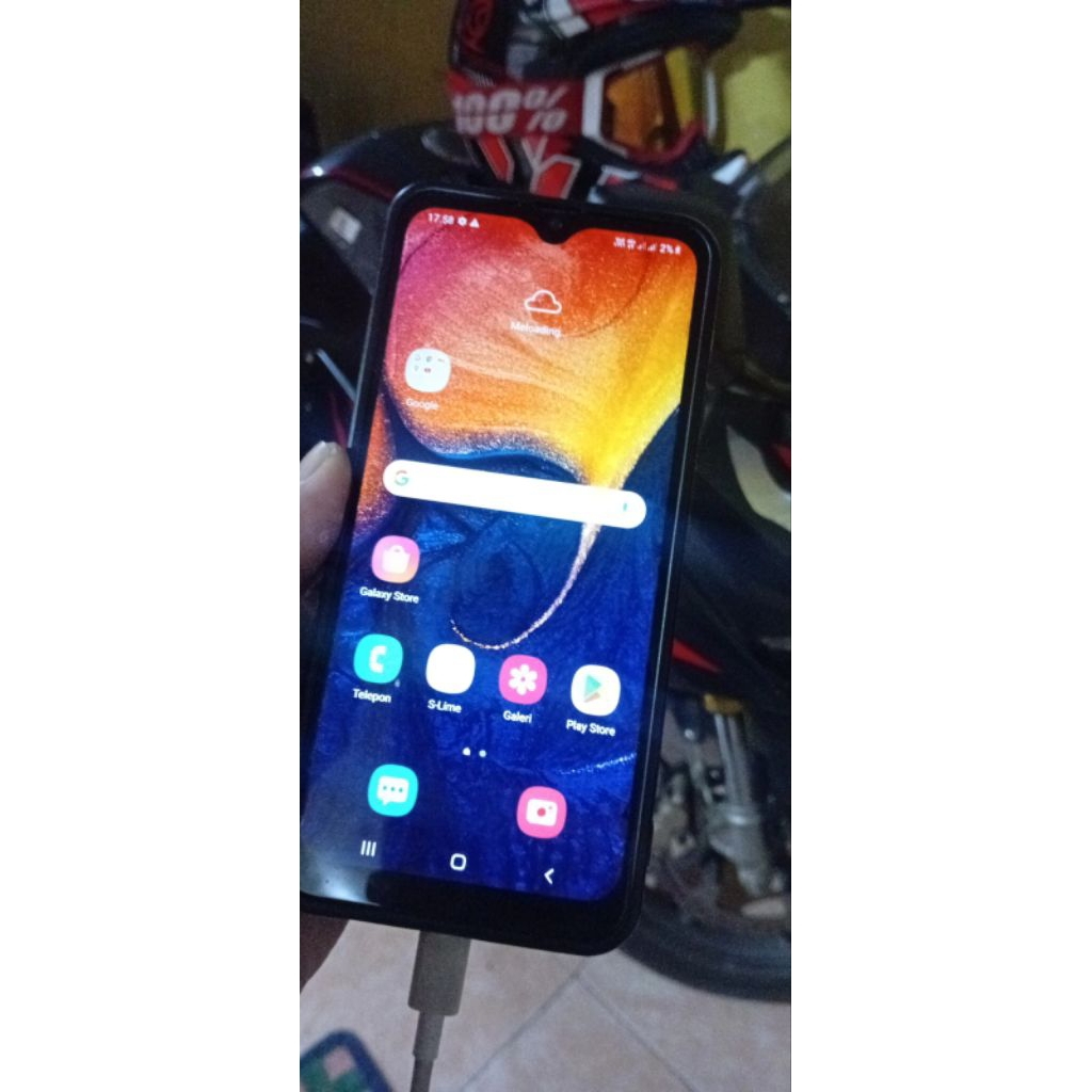 hp handphone second bekas a50 samsung