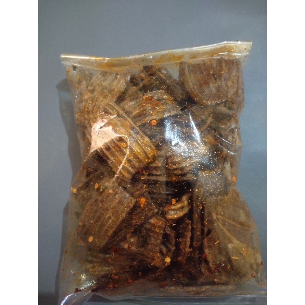 

kerupuk jengkol pedas daun jeruk bumbu melimpah/original daun jeruk 500gr