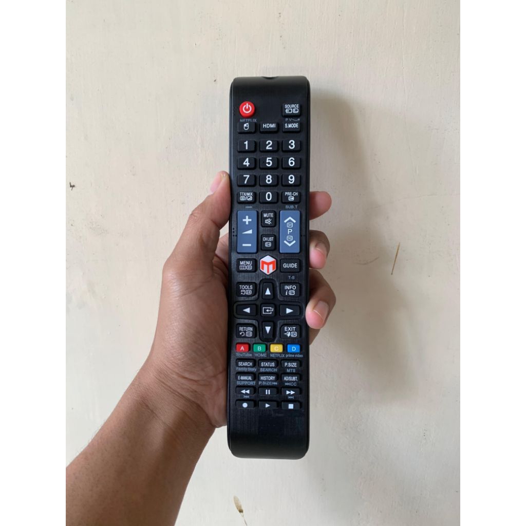 Remote TV SAKURA WEYON Smart TV LCD LED Hitam