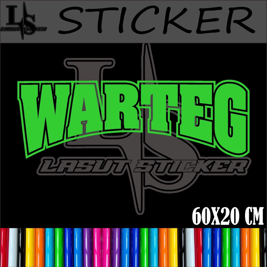 

stiker cutting tempelan tulisan nama (warteg)