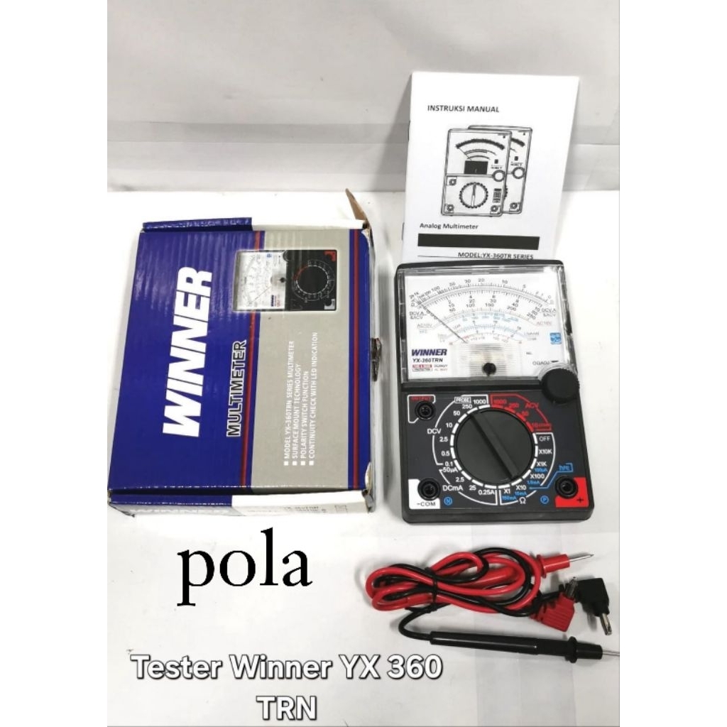 MULTITESTER ANALOG WINNER 360 TRN TESTER ANALOG