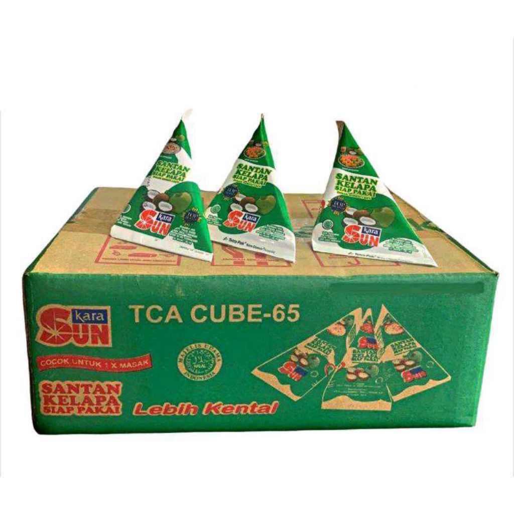 

6 PCS SANTAN KELAPA CAIR SUN KARA 65 ML SIAP PAKAI Coconut Milk