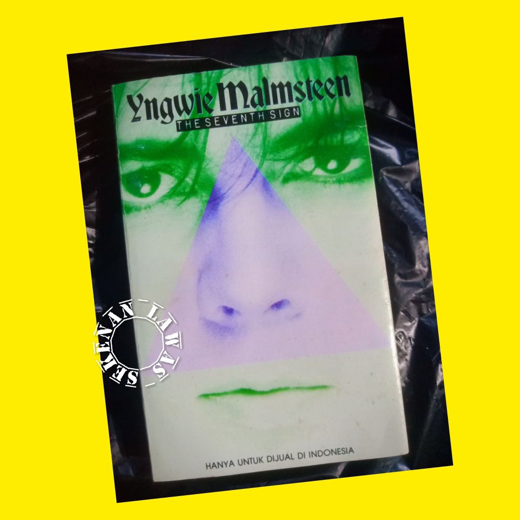 Kaset Yngwie Malmsteen - The Seven Sign / Pita Maxell (Cover Dalam Ada Coretan)