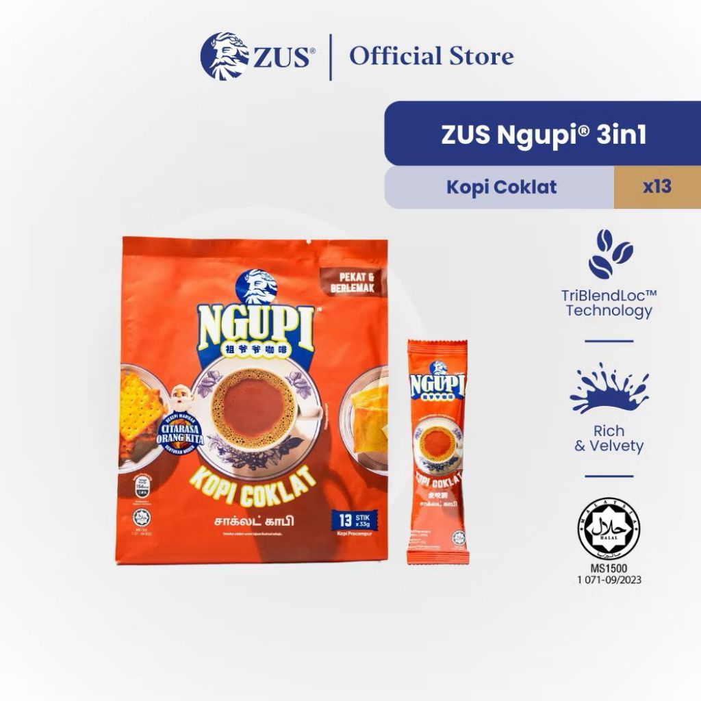 

ZUS NGUPI 3IN1 KOPI COKLAT