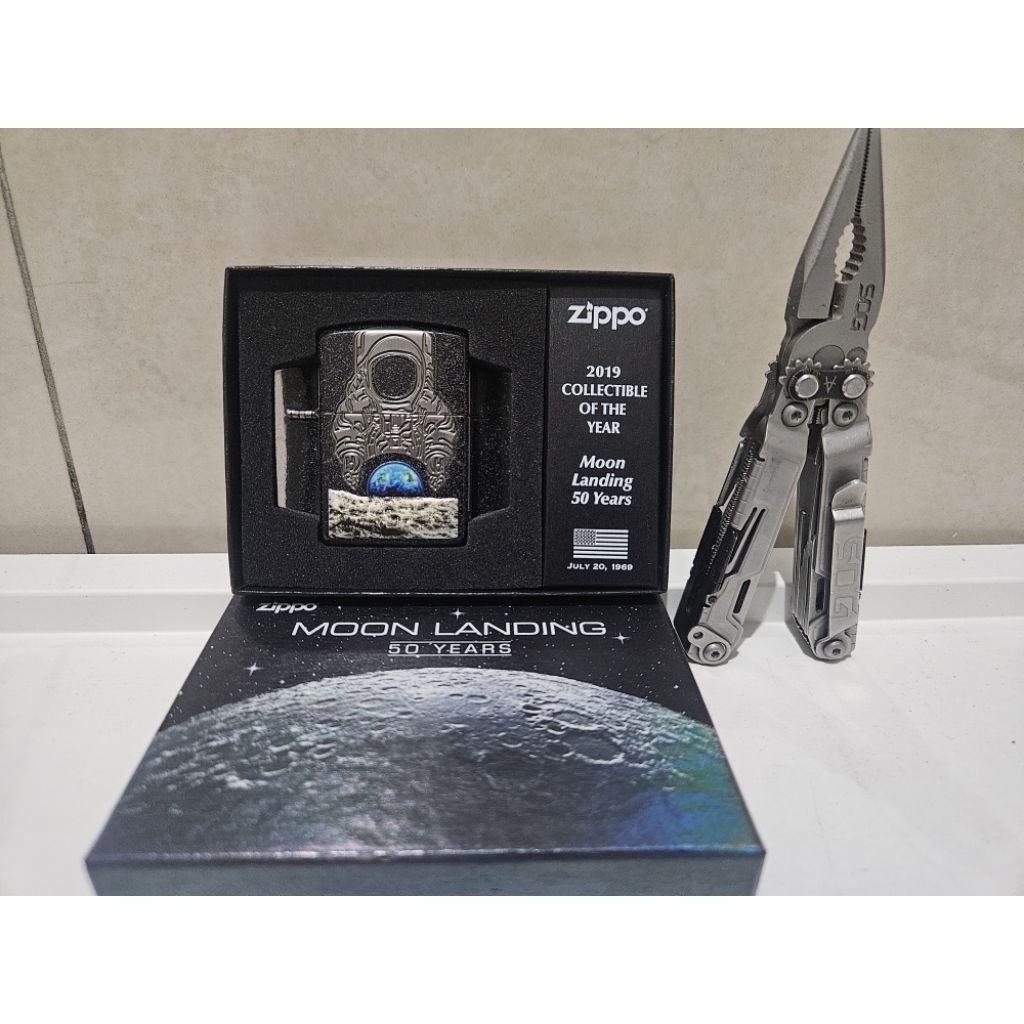 zippo armor moon landing 50years / zippo collectible/ zippo limited edition